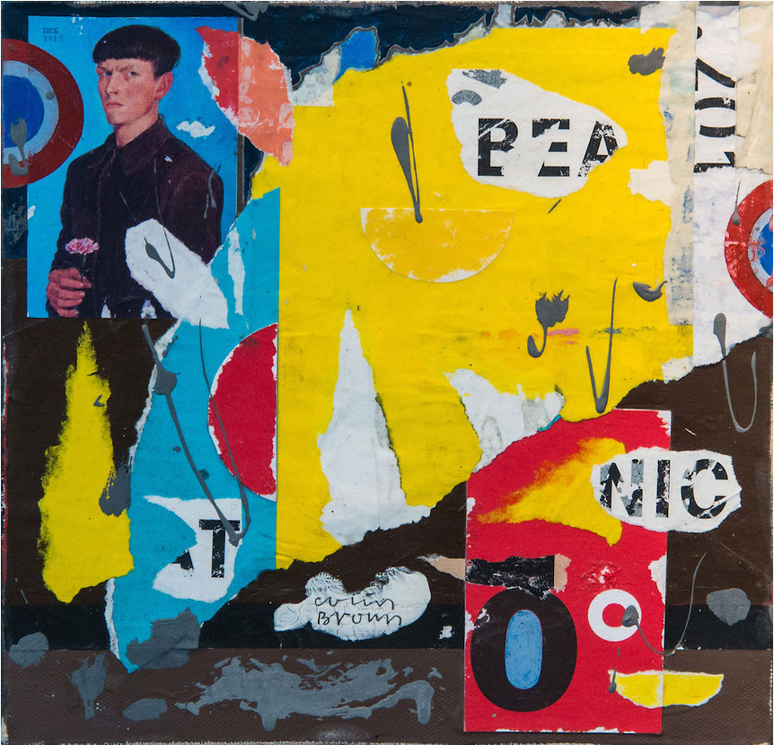 Mixed media on a box canvas